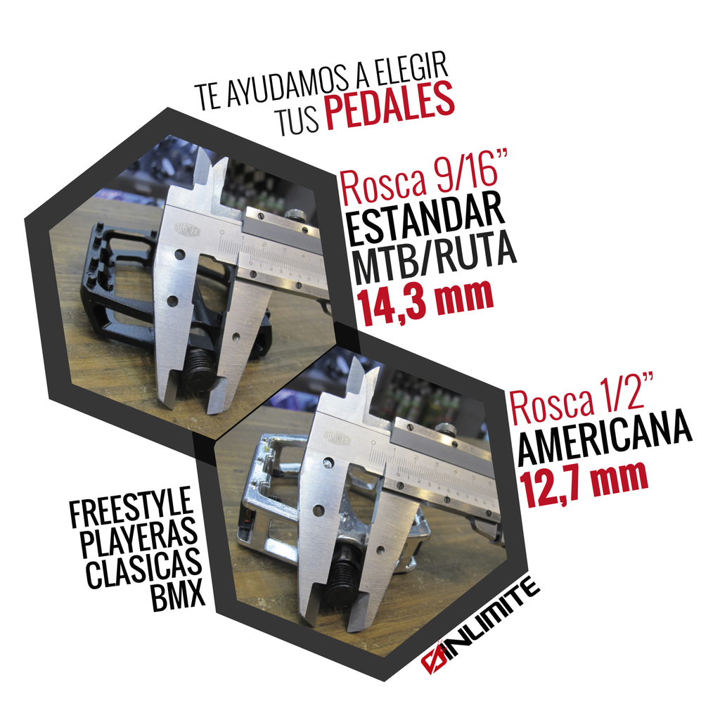 Pédales Plateforme Vélo Wellgo B087 - Alliage, Axe 9/16", NOS (Neuf De Stock Ancien)