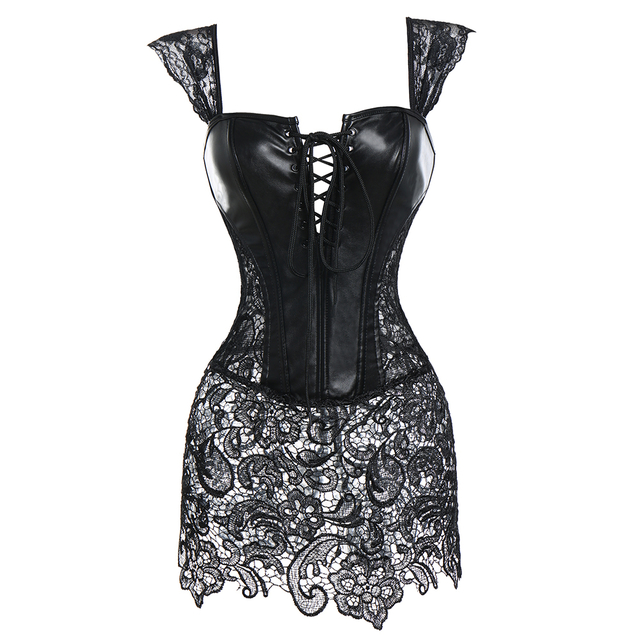 CORSET PRETO RENDA - Atelier Cigana da Estrada