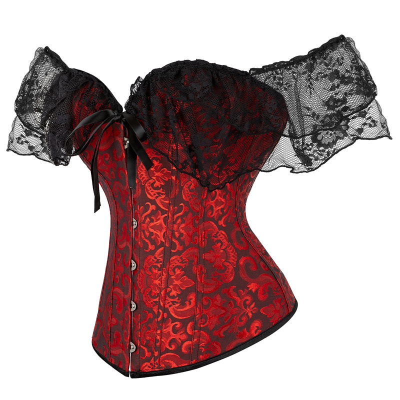 CORSET VERMELHO & PRETO - Atelier Cigana da Estrada