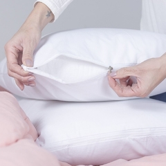 Funda de almohada con cierre 0.90 x 0.50 180 hilos