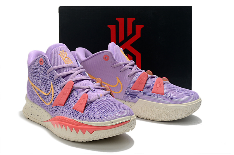 Kyrie 7 Mãe Natureza Pacote Crianças Tênis De Basquete Alta Qualidade Fogo  E Água Masculino Feminino Sapatos Esportivos Com Caixa Tamanho US4 US12 De  $289,64