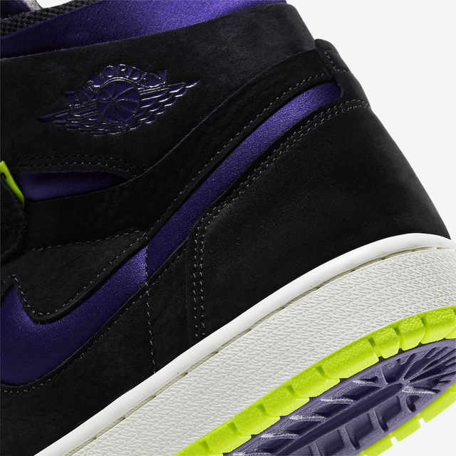 nike air jordan 1 purple and black