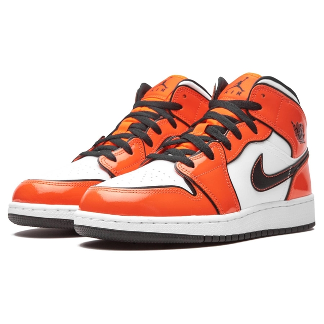air jordan 1 mid laranja