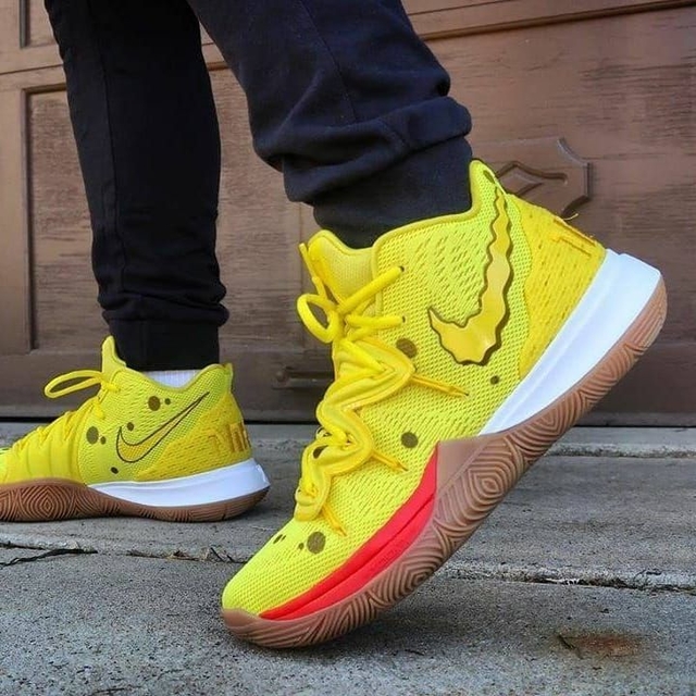 Tênis Nike Kyrie 5 'SpongeBob SquarePants' Bob Esponja