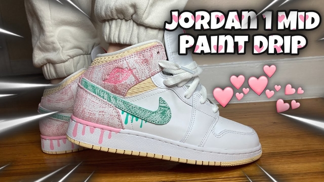 tênis air jordan 1 mid se gs ice cream