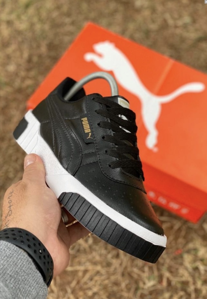 Tênis Puma Cáli preto lançamento - Santorini Griffes
