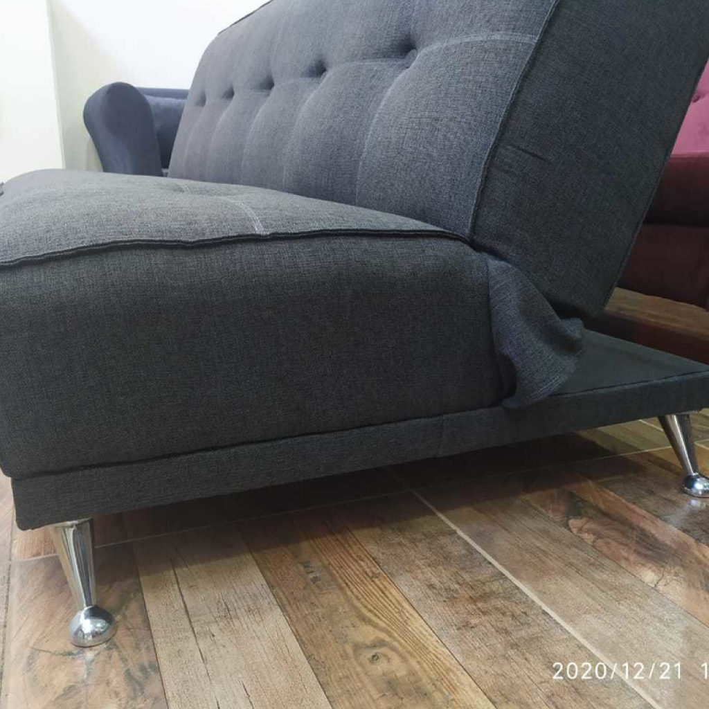 Sofa Cama 3 cuerpos 3 Posiciones 1.10x1.80 con Patas de Aluminio