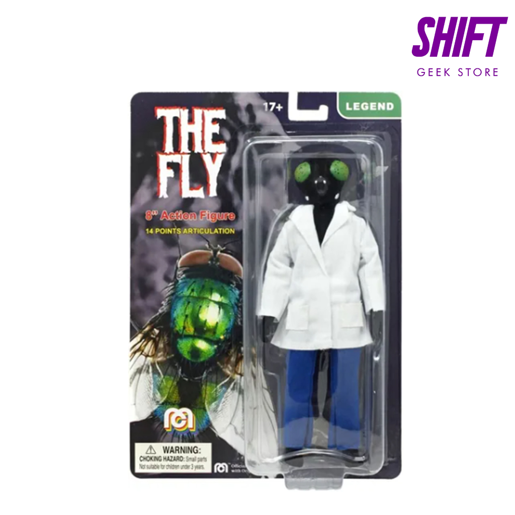 Mego Horror – Action Figure Mosca Floccata 8 Pollici – Mostro Classico - 3