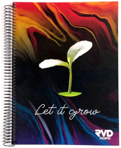 CUADERNO RVD TEENS LÍNEA LOVE U NATURE 22,3 x 29,5 cm TAPAS SEMI RÍGIDAS 150 HOJAS CUADRICULADO - tienda online