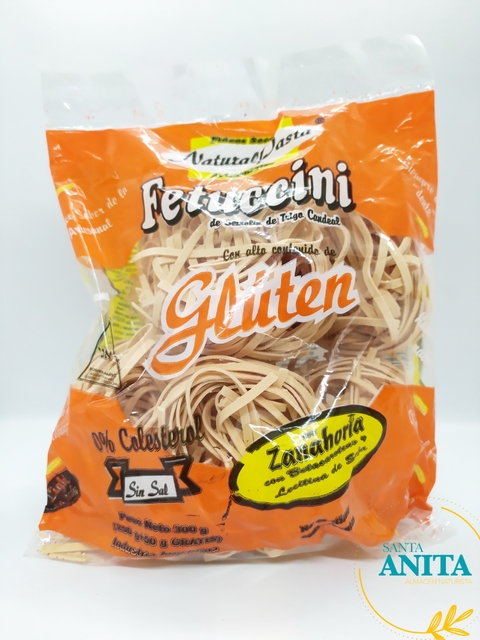 Natural Pasta - Fideos de gluten sabor zanahoria - Tipo fetuccini - 300g