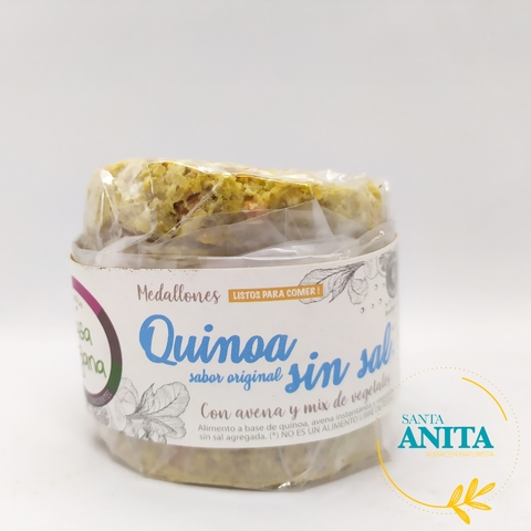 Casa Vegana - Hamburguesas de quinoa sin sal - 4u