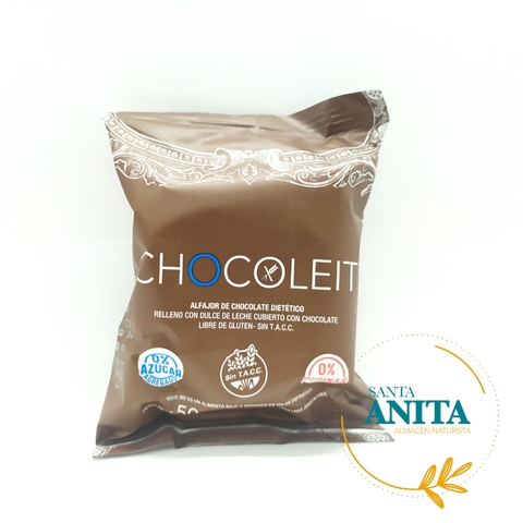 Chocoleit- Alfajor de chocolate con ddl- 50g