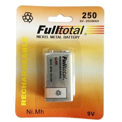 Bateria 9v 250 Mah Full Total Recargable