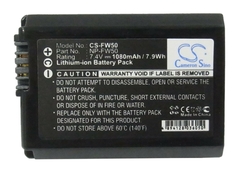 BATERIA NP-FW50 PARA SONY NEX5 NEX3 ALPHA 55 - tienda online