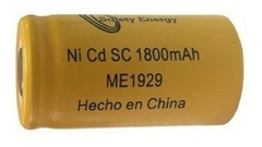 Pila Sc 1800mah 1.2v Ni-cd P/ Armado De Celdas, Industriales
