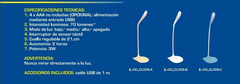 LAMPARA DE ESCRITORIO LED PROBATTERY USB o A PILAS - comprar online