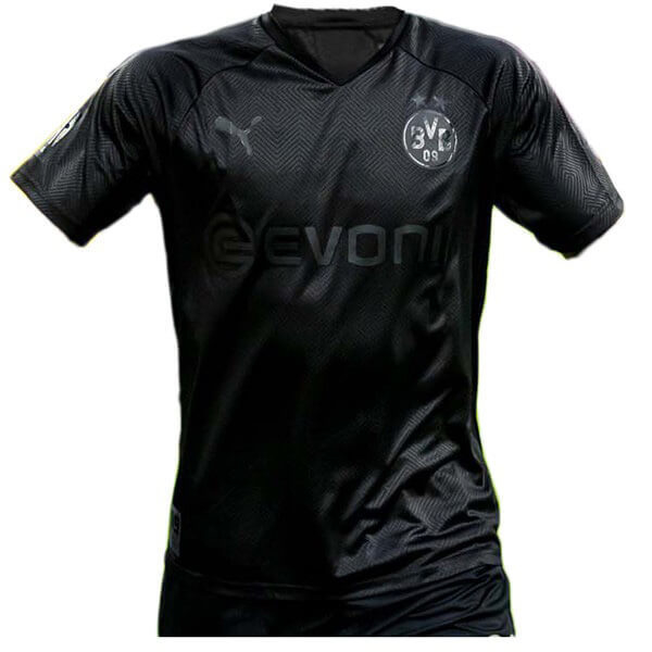 Camisa Borussia Dortmund Especial 100 Anos Torcedor Masculina All Black