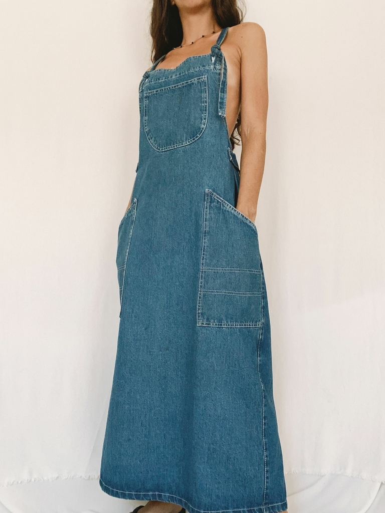 Vestido Jardineira Jeans - Comprar em BREGAISNICE
