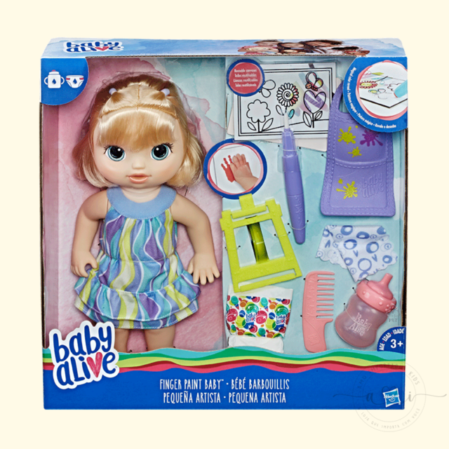 Baby Alive Finger Paint