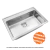 Johnson - Bacha Simple Cocina Quadra Max Q71a