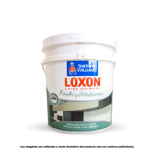 Sherwin Williams Loxon larga duracion frentes blanco 10L
