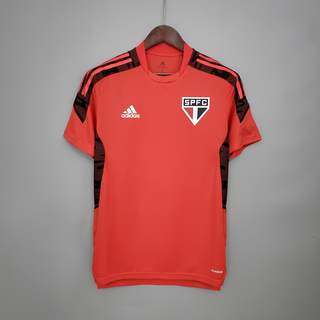 Camisa São Paulo Treino 21/22 - Vermelho