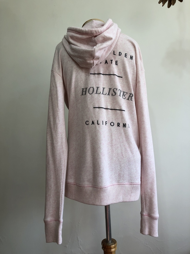 hollister moletom com capuz pink