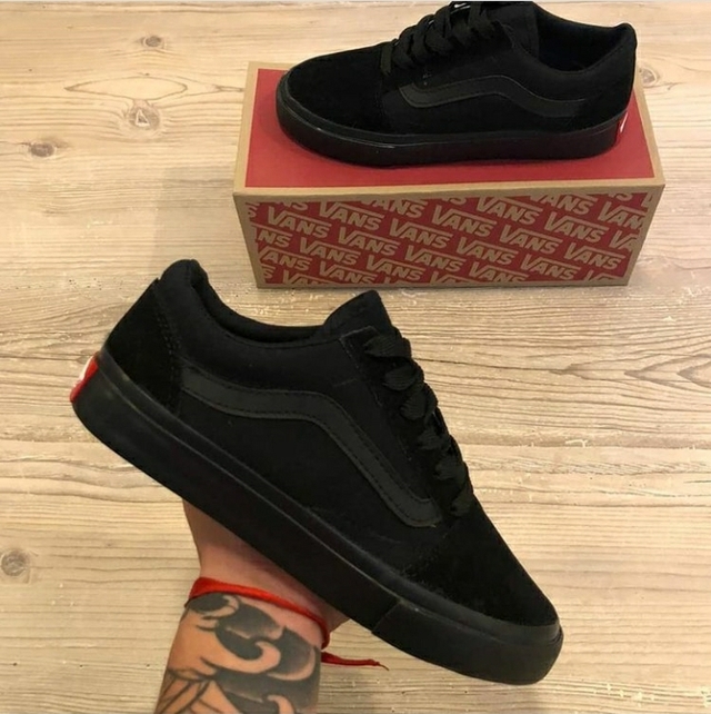 vans clasica negra