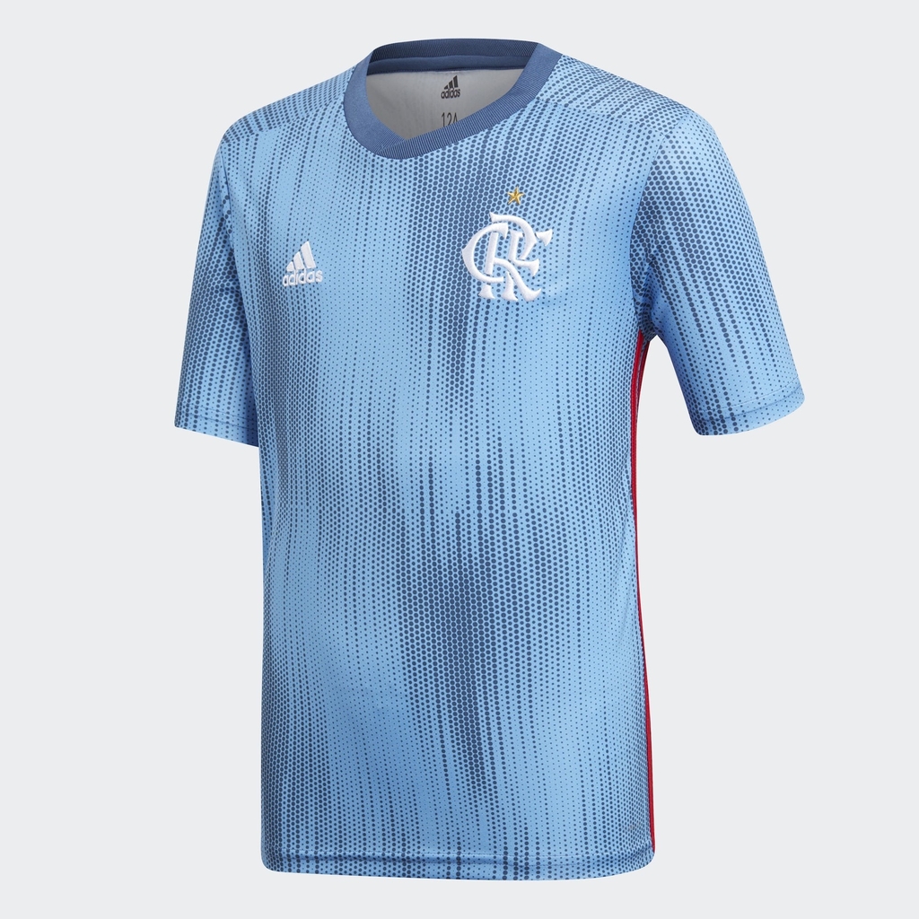 Camisa Retrô Flamengo III 18/19 Torcedor Adidas Masculina - Azul