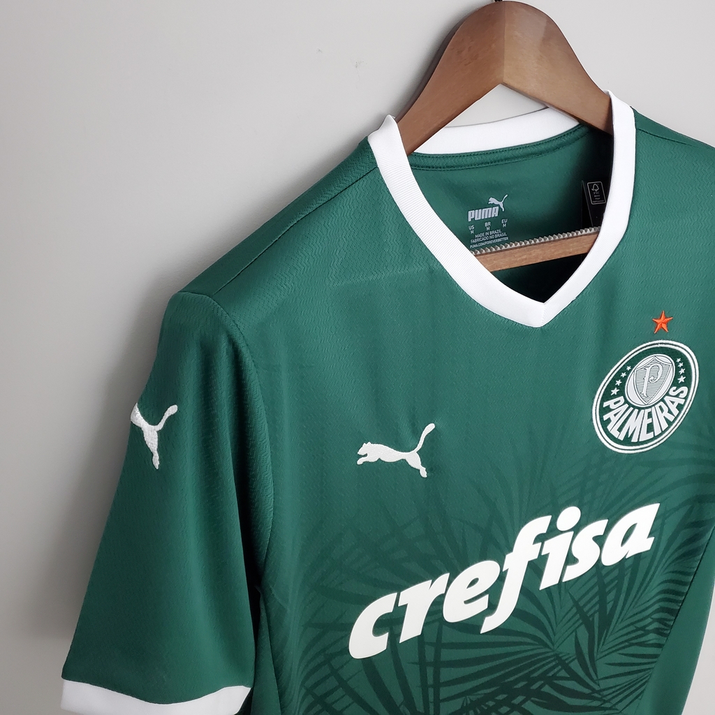 Camisa Palmeiras I 22/23 Torcedor Puma Masculina - Verde