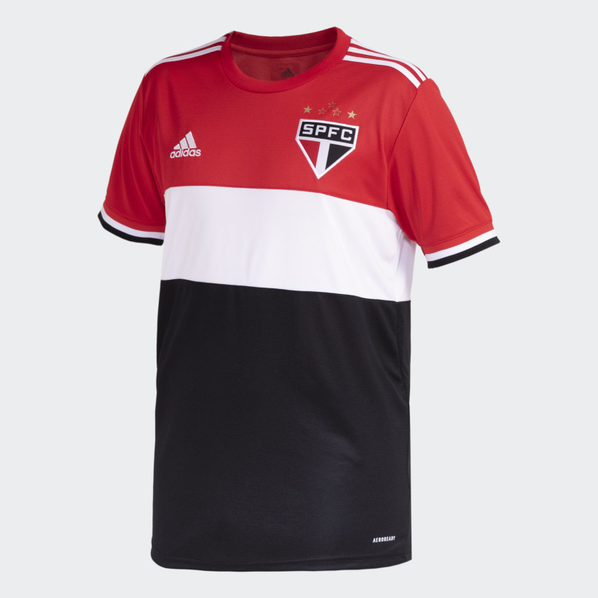 Camisa São Paulo III 21/22 Torcedor Adidas Masculina - Vermelho, Branco e  Preto