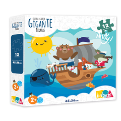 Quebra-Cabeça Gigante - Piratas - comprar online