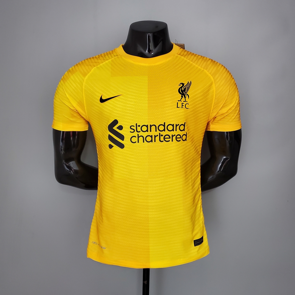 camisa de goleiro liverpool preta