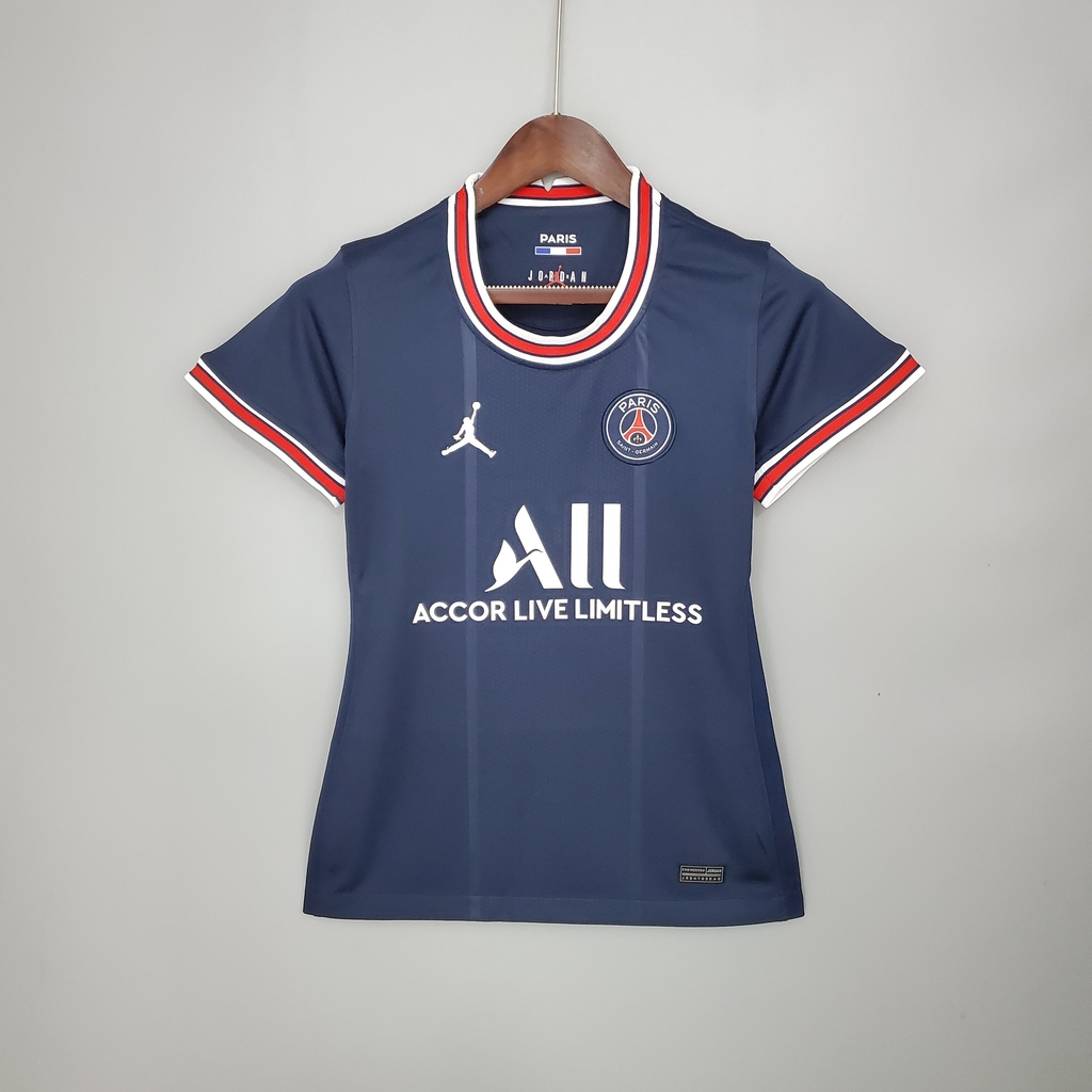 camisa psg azul feminina
