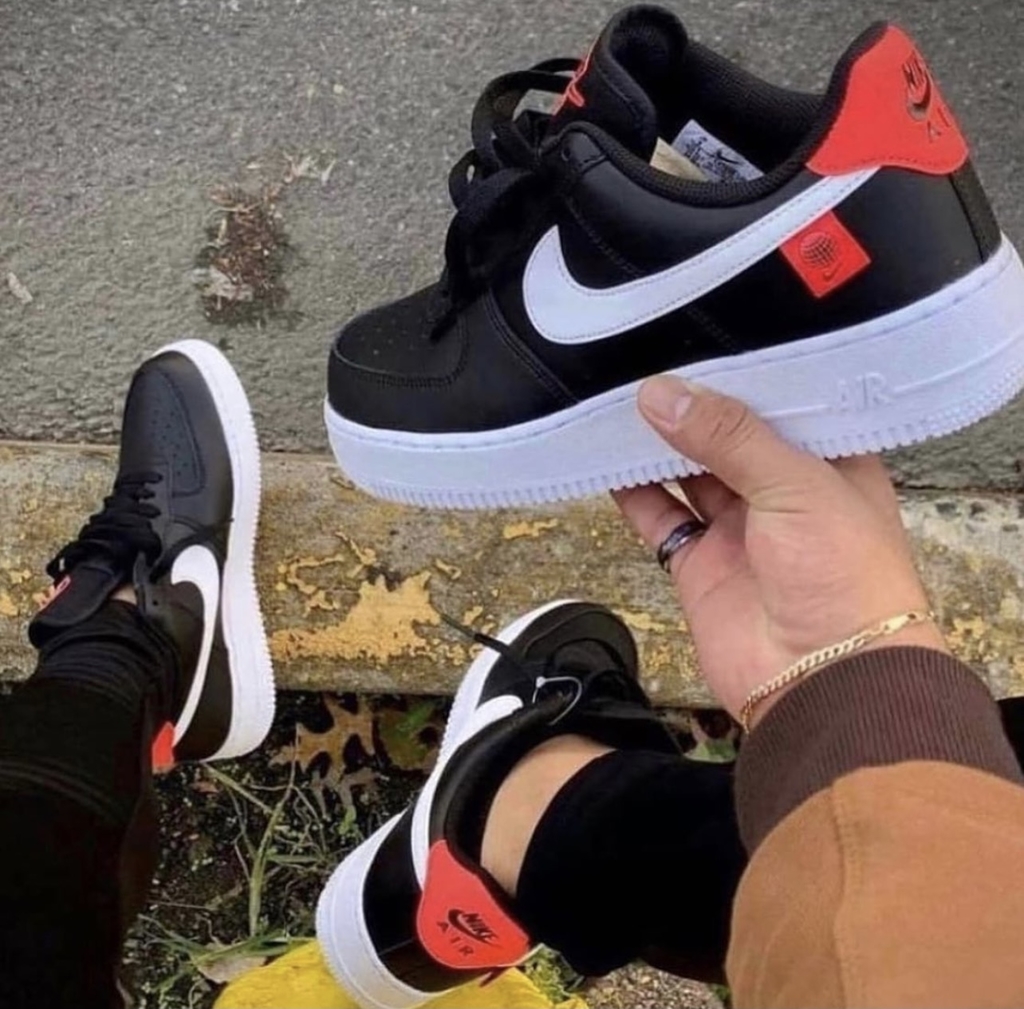 tenis nike preto couro