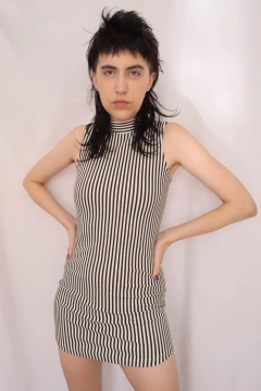 vestido zebra - loja online