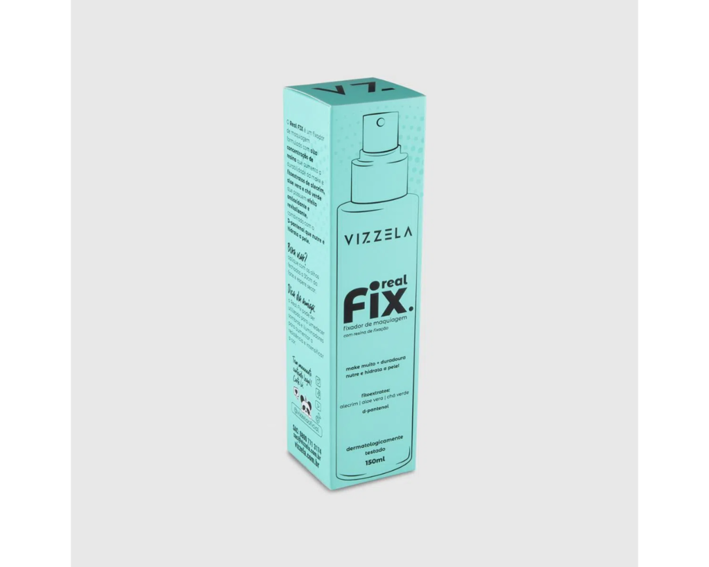 Fixador de Maquiagem Real Fix - Vizzela - Ousada Make e Cosméticos