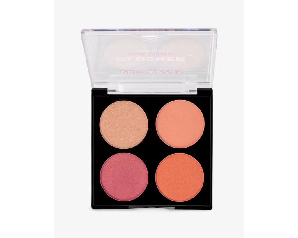 Paleta de Blush Rare Blusher Ruby Kisses Ousada Make e Cosméticos