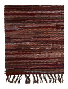 Alfombra De Algodón Marrón Living Deco 60 X 120 Cm