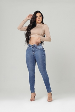 Calça Jeans Original Levanta Bumbum Modeladora SHOPLE A-9 na internet