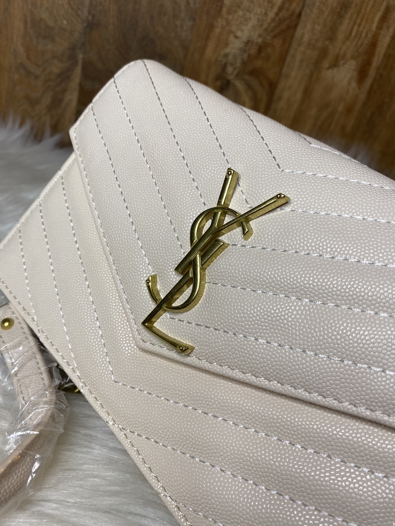 cream ysl bolsa