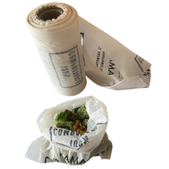 Bolsas 100% Biodegradables Compostables Arranque De 20x30 - Rama Somos Composteras