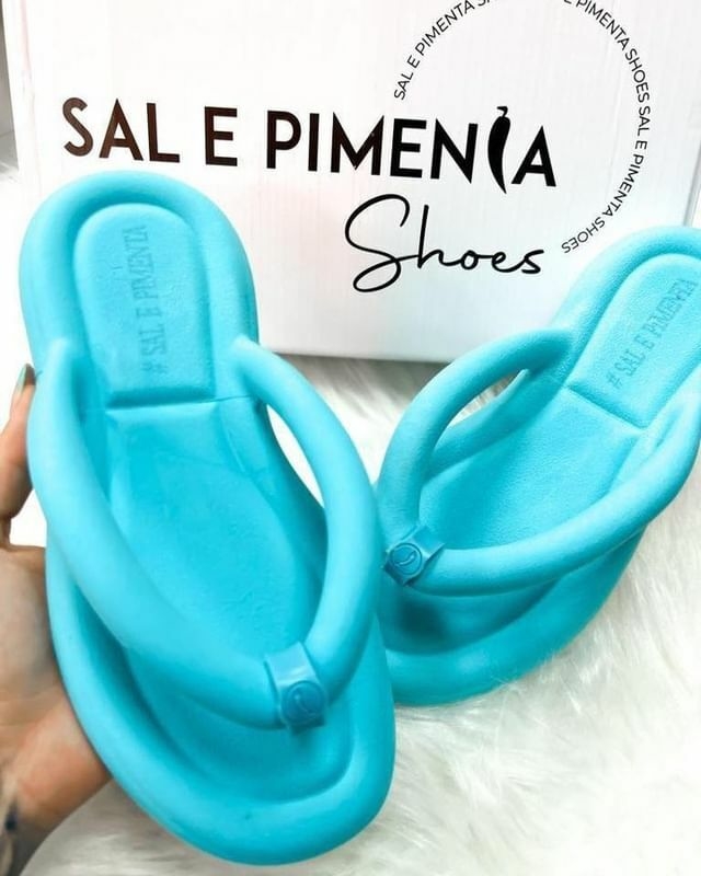 Sandália Feminina Flip Flop Nuvem Sal e Pimenta