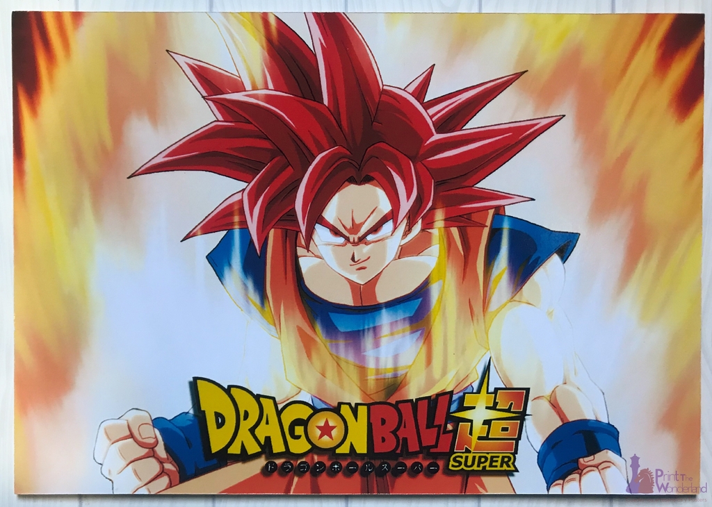 Dragon Ball - Goku Fase Dios - Print the Wonderland Dragon Ball - Goku Fase Dios - Print the Wonderland