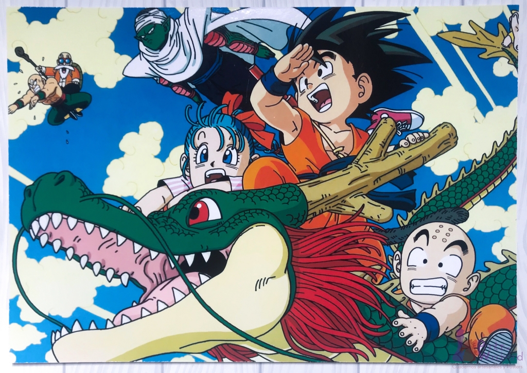 Dragon Ball - Goku, Krilin y Shenlong Dragon Ball - Goku, Krilin y Shenlong