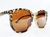Óculos de Sol Polarizado Hexagonal Blumenau - Marrom Camuflado - loja online