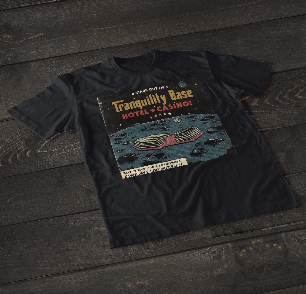 tranquility base hotel & casino camiseta
