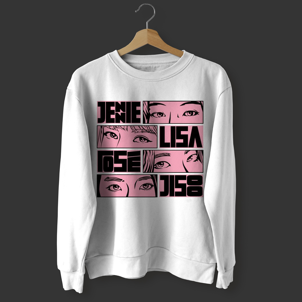 blackpink moletom com capuzs for girls