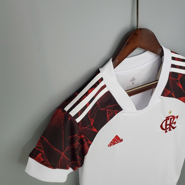 camisa flamengo feminina 2022 branca