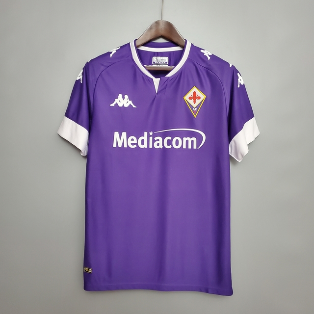 Camisa Fiorentina Home 20/21 Kappa Masculina Torcedor Roxo